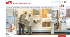 Desktop Screenshot of museum-neukoelln.de